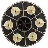 Paramount Leisure Industries 6-Port Water Valve Module (004-302-4408-00) — bottom view
