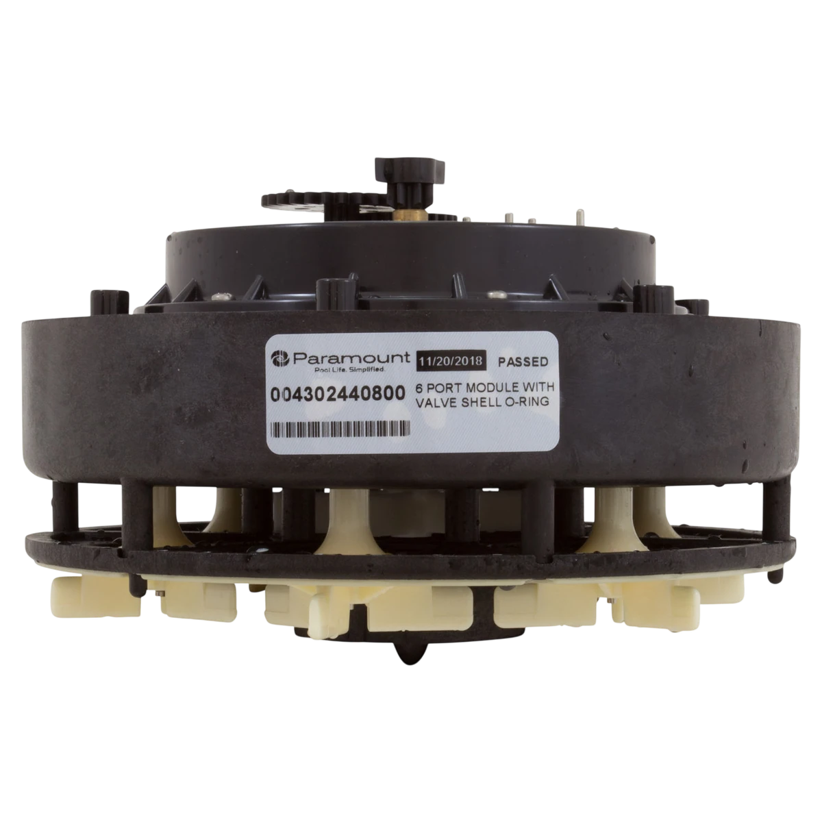 Paramount Leisure Industries 6-Port Water Valve Module (004-302-4408-00) — side view