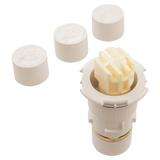 Paramount Leisure Industries PV3 Pop-Up Nozzle w/ Caps (004-627-5060-01) — reverse view