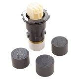 Paramount Leisure Industries PV3 Cleaning Head w/ Caps (004-627-5060-02) — reverse view