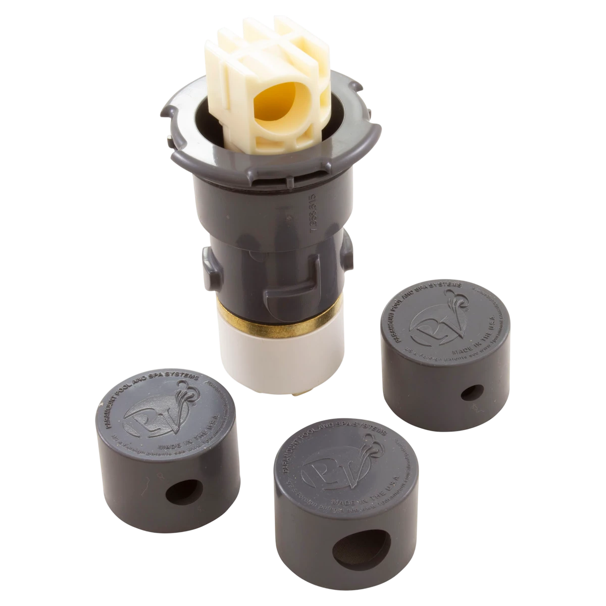 Paramount Leisure Industries PV3 Cleaning Head w/ Caps (004-627-5060-02)