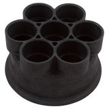 Paramount Leisure Industries 6 Port Water Valve Base (005-302-4032-03) — revese view