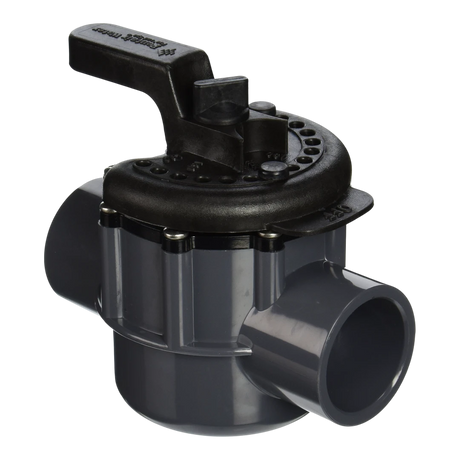 Pentair 263038 2-Way PVC Diverter Valve 1.5 inch x 2 inch