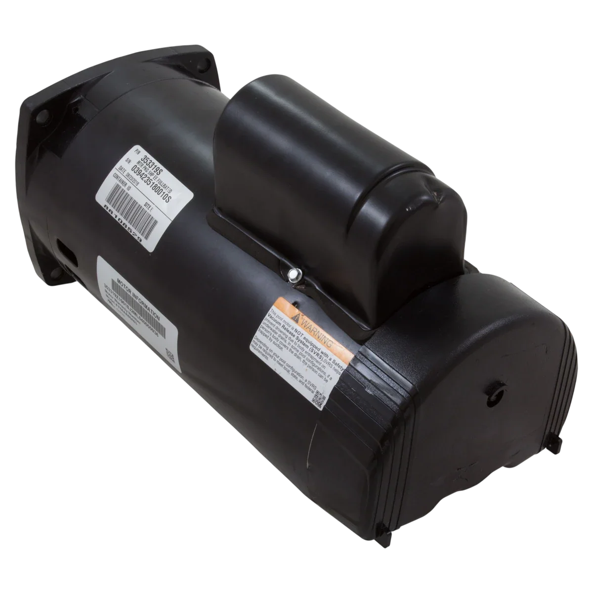Pentair Max-E-Pro XF Pump Motor 5HP (353319S) — reverse view