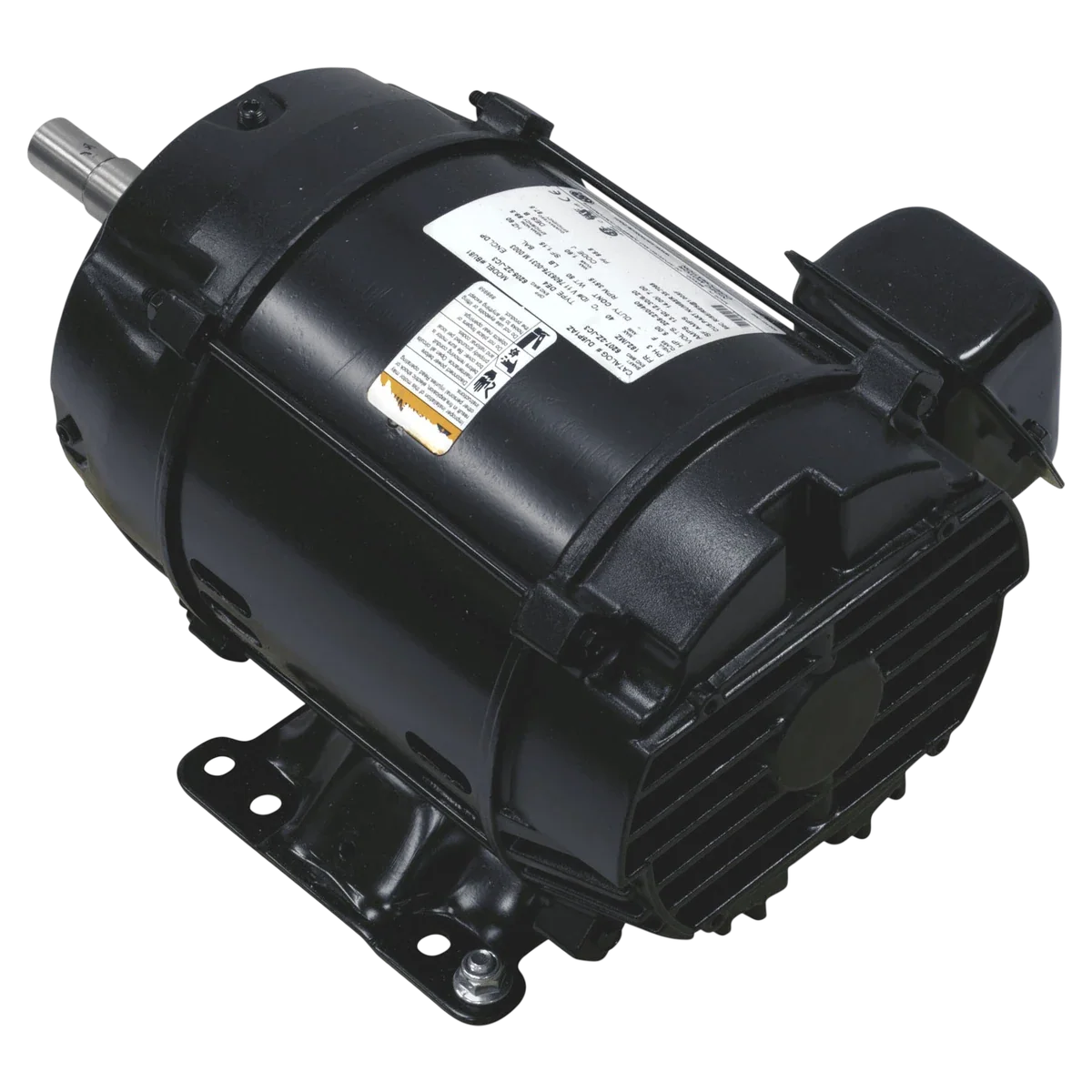 Pentair EQ Series Pump Motor 5 HP Three-Phase (357068S) — reverse view