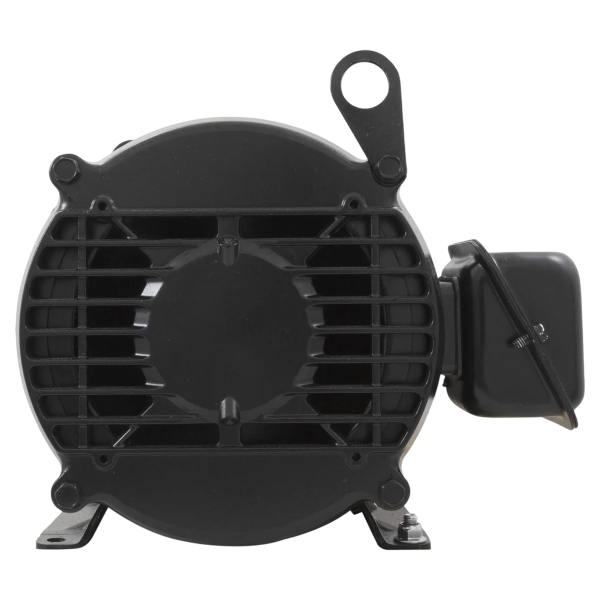 Pentair EQ Series Pump Motor 5 HP Three-Phase (357068S) — shaft reverse view