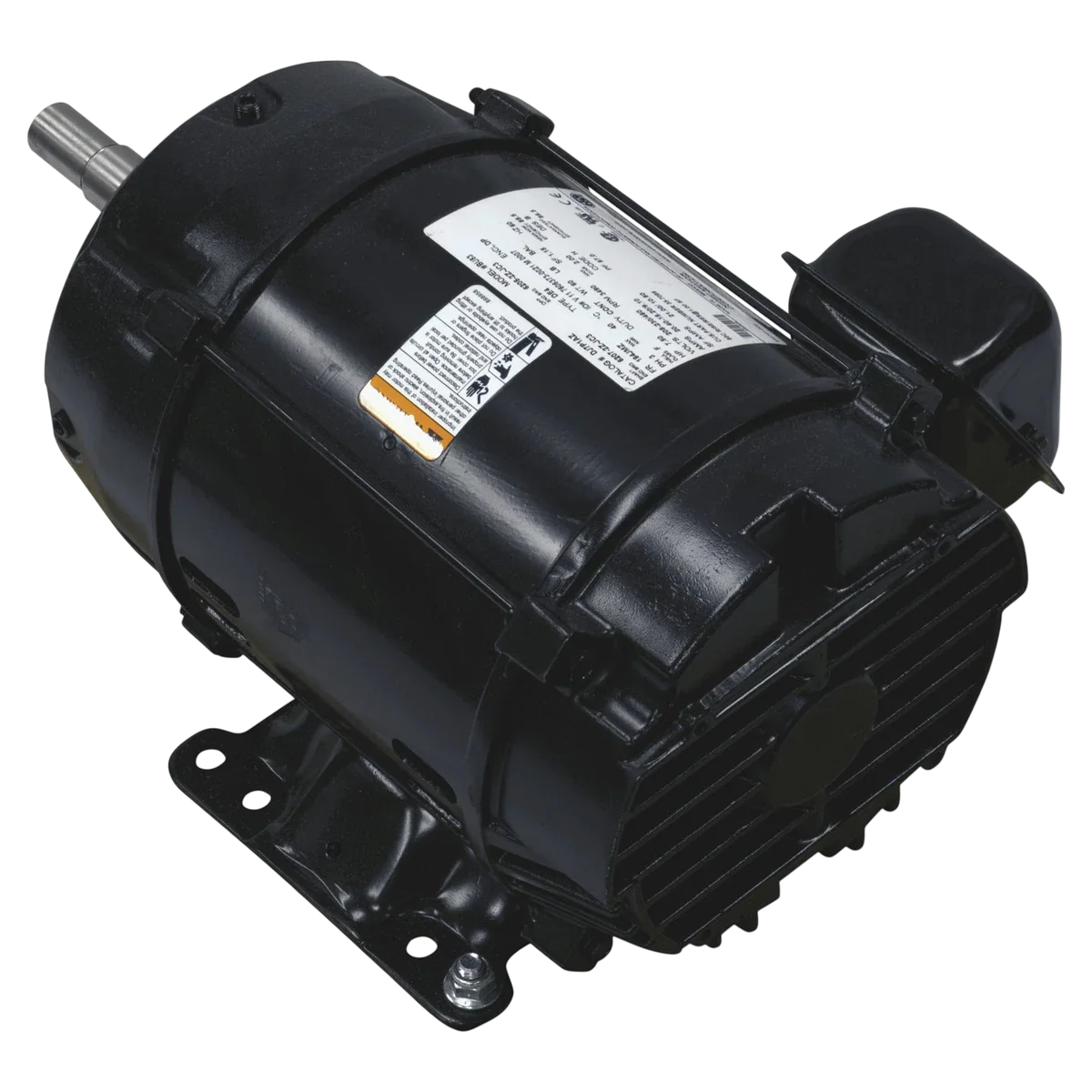 Pentair EQ Series 7.5 HP Three-Phase Motor (357069S) — reverse view