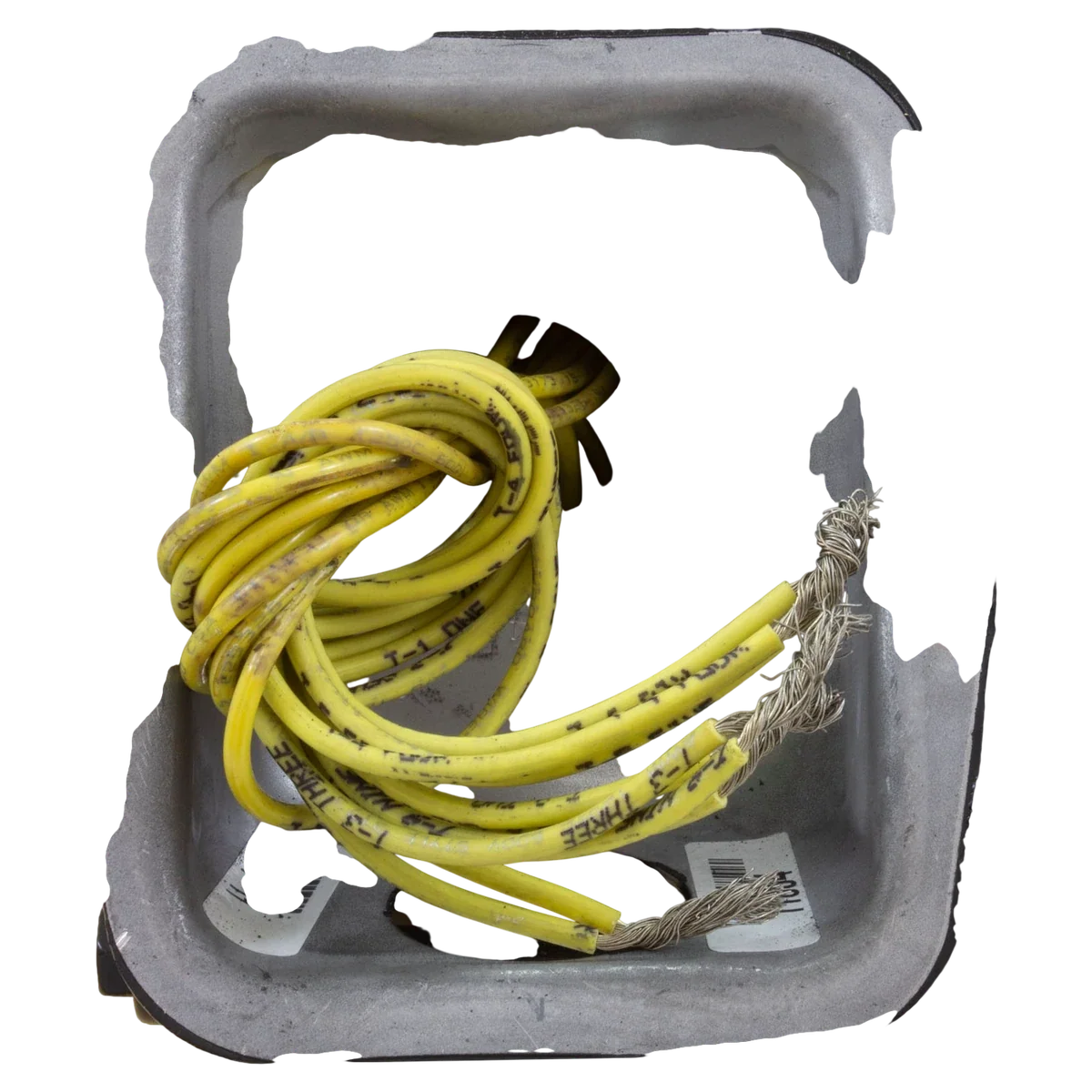 Pentair EQ Series 7.5 HP Three-Phase Motor (357069S) — wires view