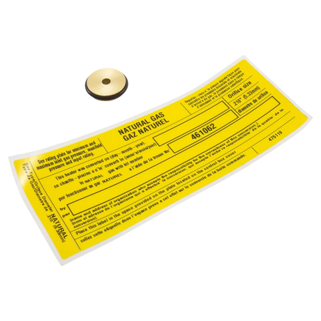 Pentair MasterTemp 125 LP to NG Conversion Kit (461062)