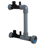 Pentair ETi 400 Outlet Plumbing Assembly (475614) — reverse view