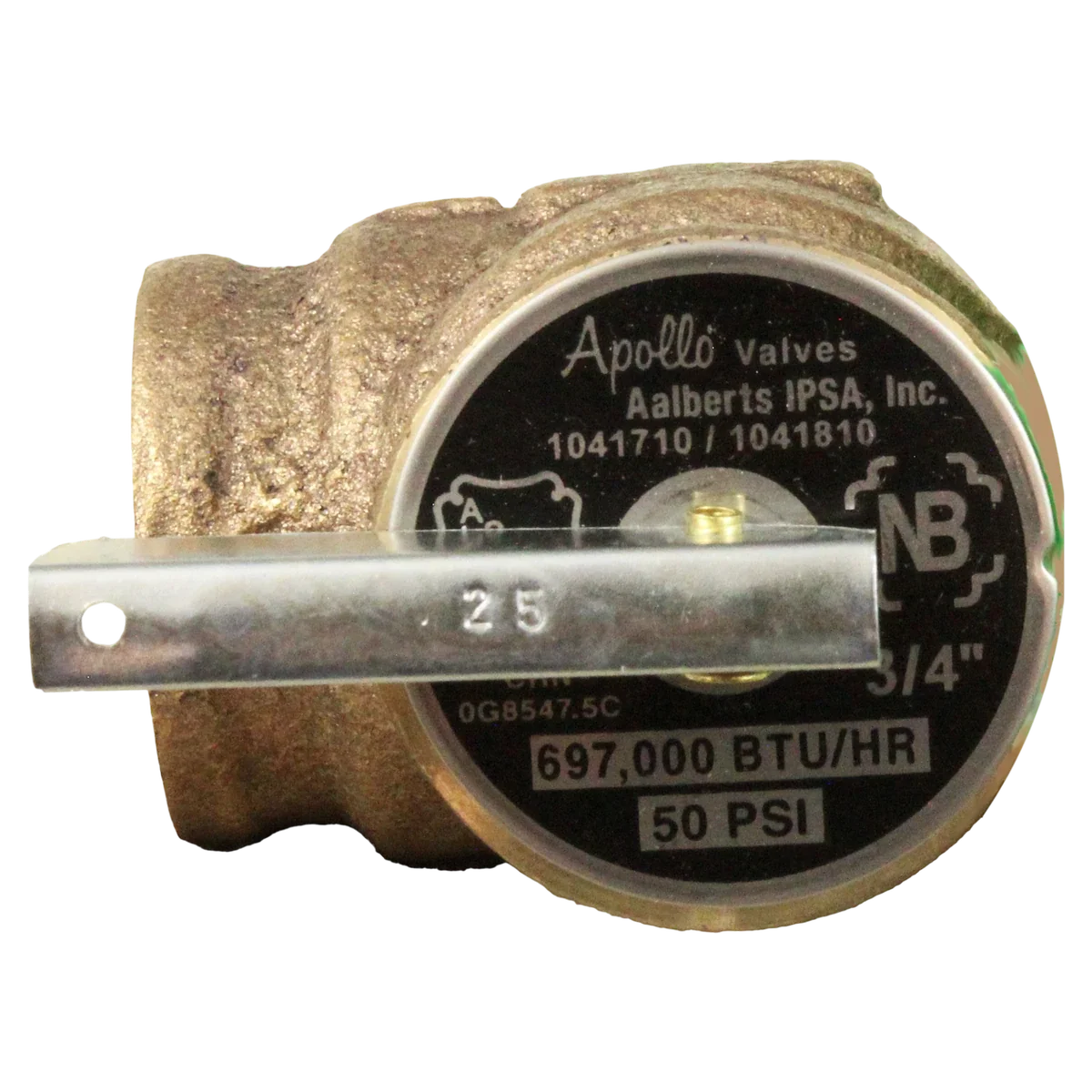 Pentair ETi400 Pressure Relief Valve (475618) — top view