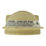Pentair 6 inch V thread closure lid - front