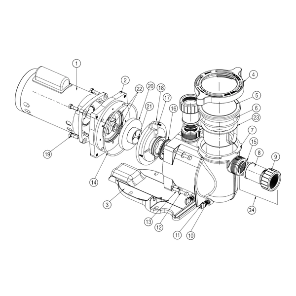 SuperFlo/SuperMax Parts Diagram
