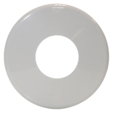 Plastic Escutcheon Plate 5 Inches - 1.90 Inch O.D. - White