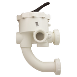 Waste / Backwash Connection Side - Praher SM2-PP3 Multiport Valve