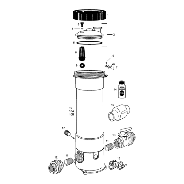Rainbow High Capacity Chemical Feeder Parts