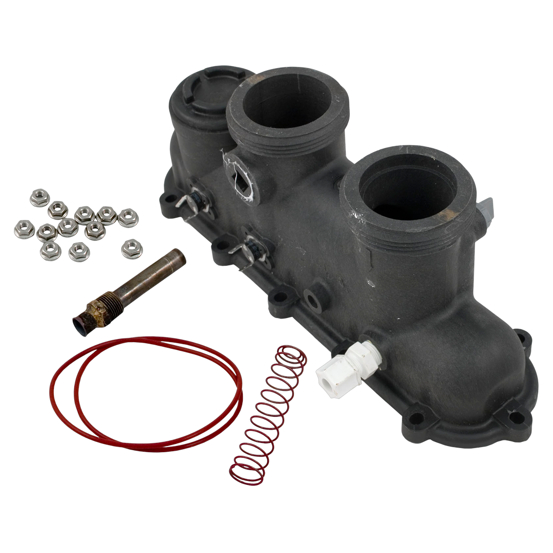 Raypak 006827F Capron Inlet Outlet Header