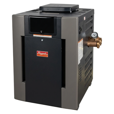 Raypak 406A Digital ASME Natural Gas Pool & Spa Heater, 399,000 BTU, Cupro-Nickel