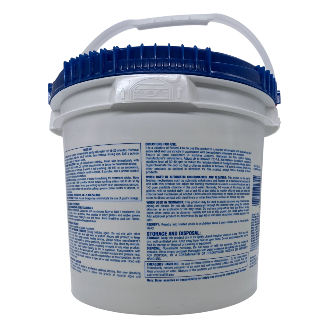 Precuationary Statements and Directions- Regal 3" Chlorinated Tablets