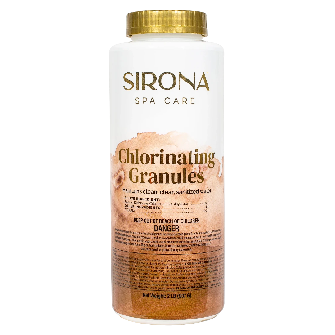 Sirona Chlorinating Granules for spa and hot tub water sanitation