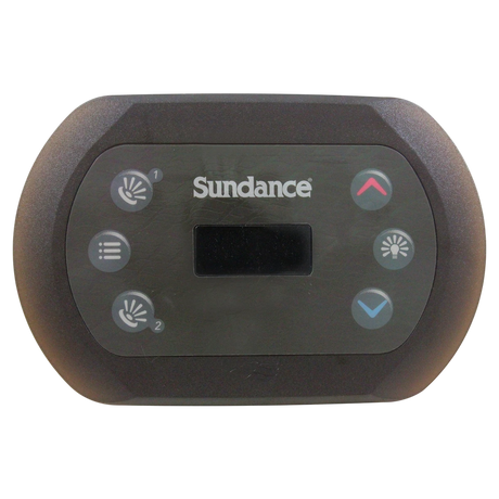 Sundance Spas 680 Series 2-Pump 6-Button Topside (6600-236) — face view