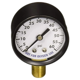 Super-Pro 2" Plastic Pressure Gauge Bottom Mount (81060BUCF)