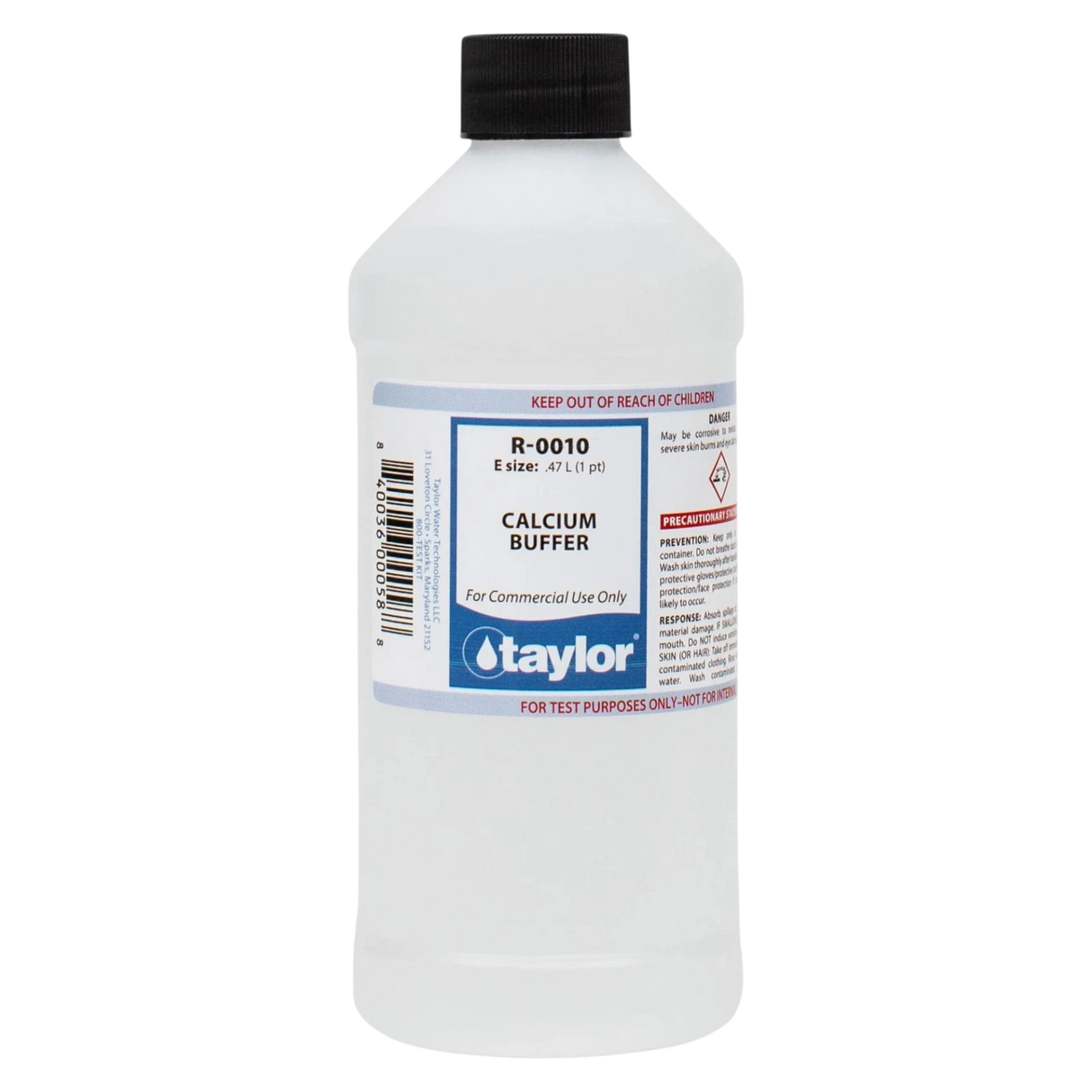 Taylor Technologies R-0010 Calcium Buffer Reagent - 16 oz