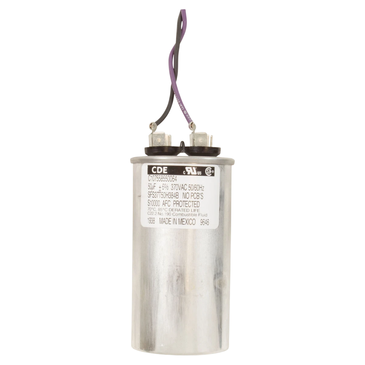 US Motors Aqua-Shield Pump Motor 2 hp 56Y Square Flange (ASB843) — product label