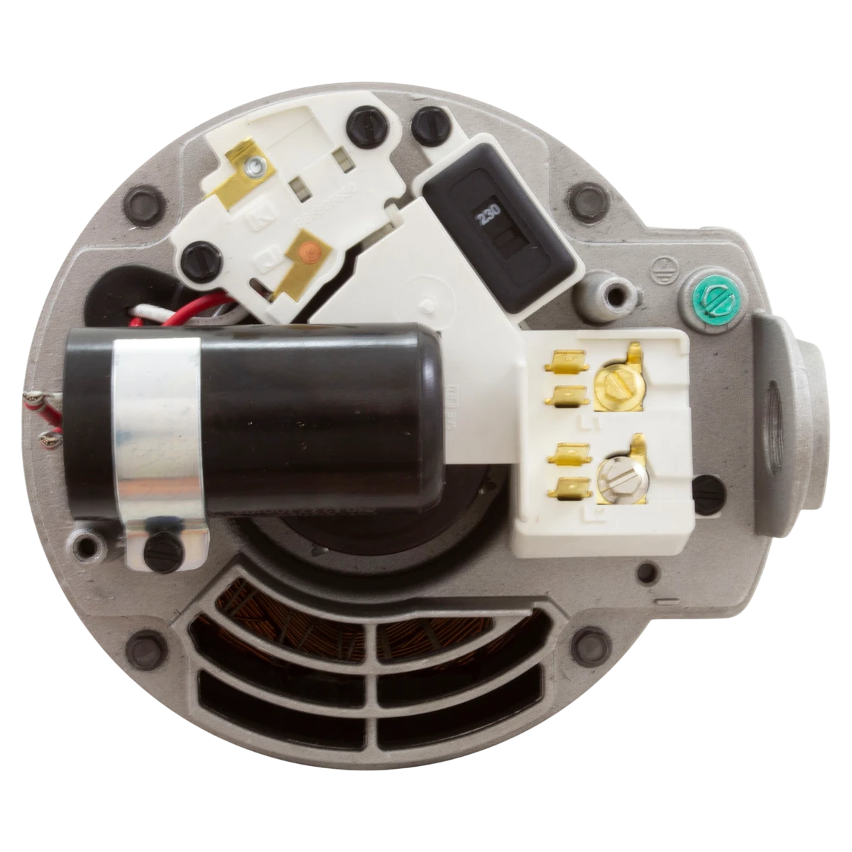 US Motors Aqua-Shield Pump Motor 1.65 THP C-Flange (AST165) — shaft reverse view