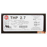 US Motors Neptune Variable Speed Motor 2.7 HP C-Face (NPTT270) — product label