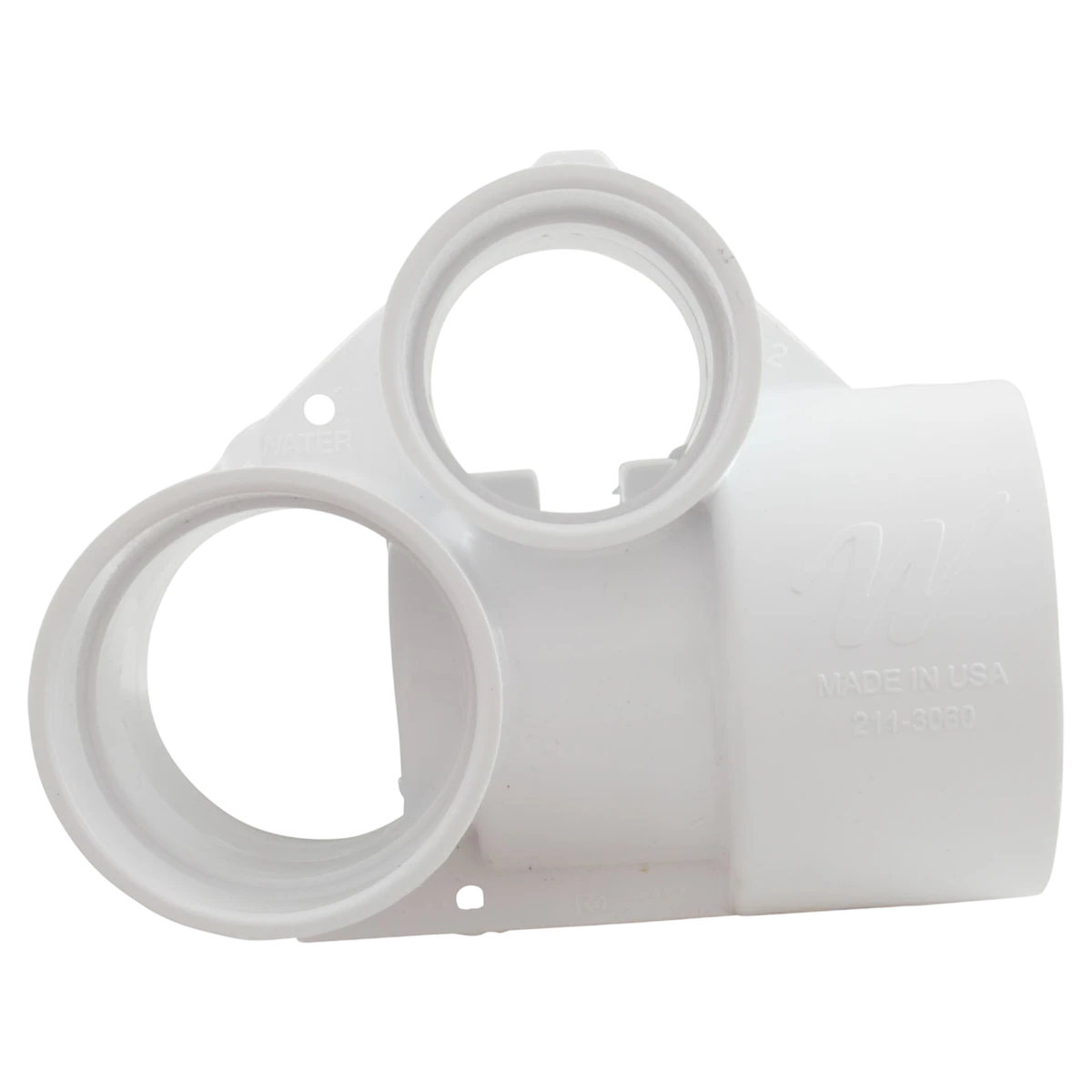 Waterway Poly Jet Body Gunite Tee (211-3060) — side view