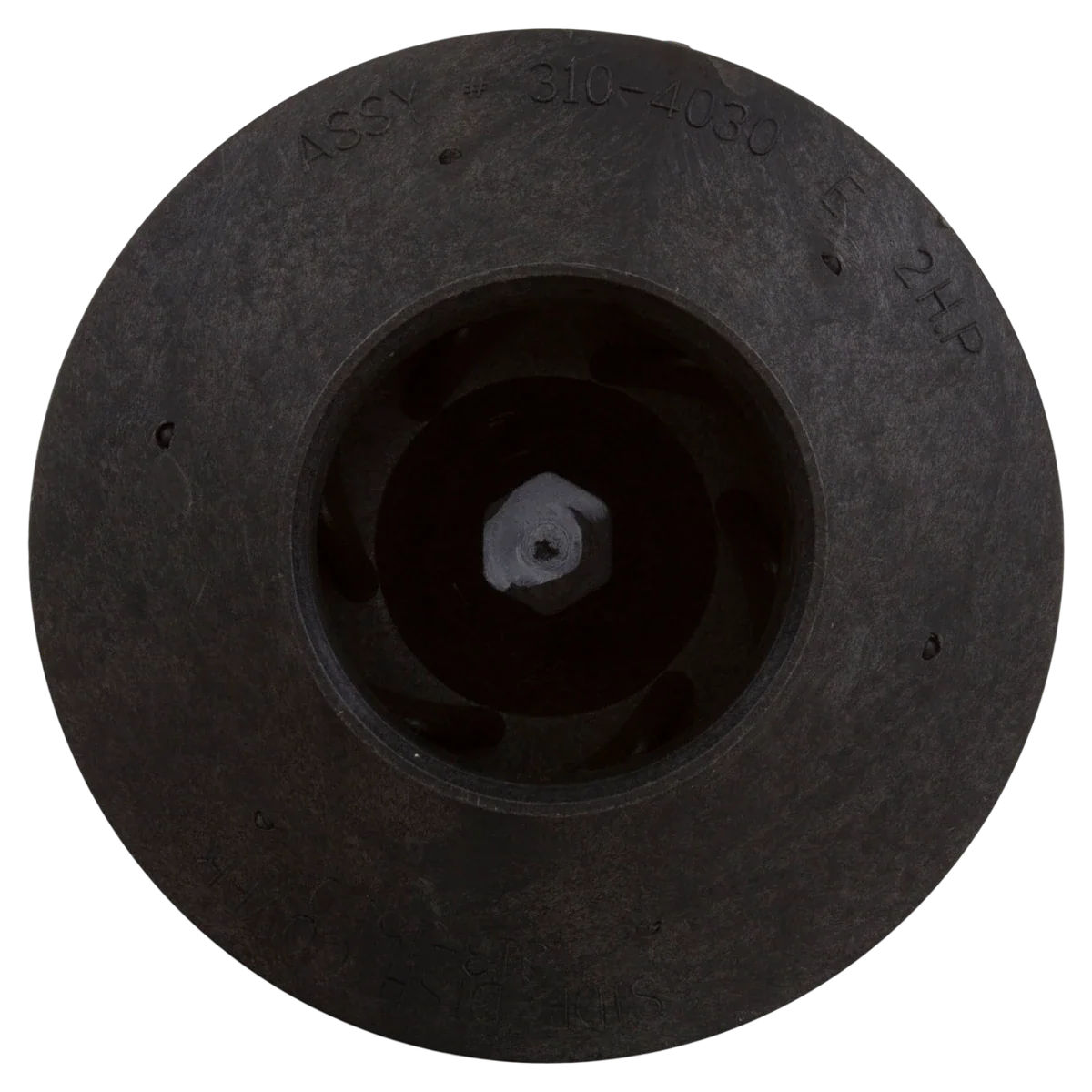 Waterway Hi-Flo 2HP Pump Impeller (310-4030) — front view