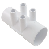 Waterway Manifold 4-Port 2" Slip x Spigot (672-7140) — reverse view