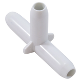 Waterway Plastics 3/8" Barb Tee Fitting (413-1900) — reverse view