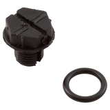 Waterway Plastics HiFlo Drain Plug with O-Ring (760-1201) — included parts