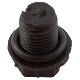 Waterway Plastics HiFlo Drain Plug with O-Ring (760-1201) — reverse view