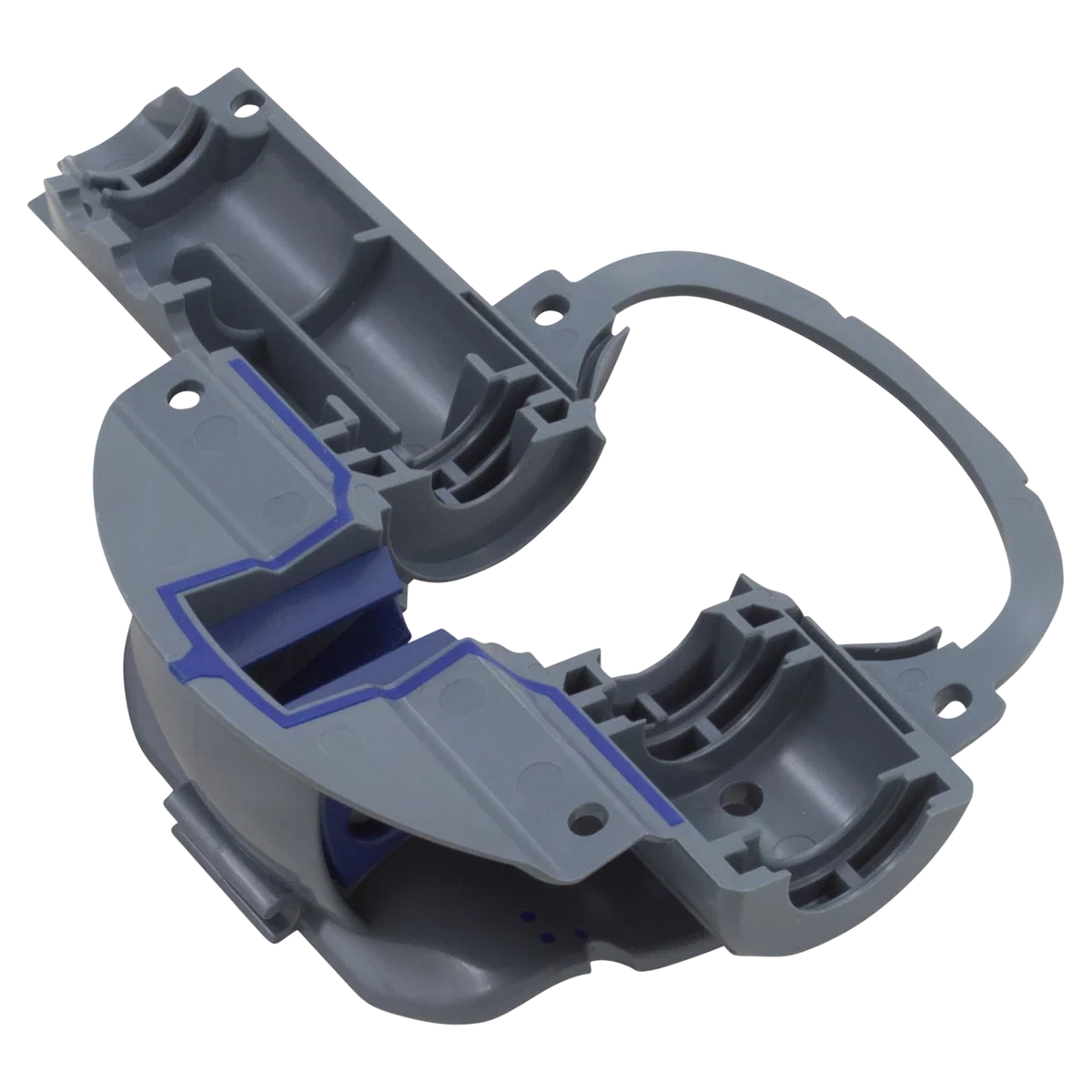 Zodiac MX6 Middle Engine Housing w/Ramp & Seals (R0566900) — bottom view