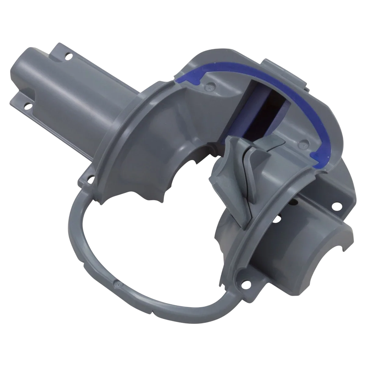 Zodiac MX6 Middle Engine Housing w/Ramp & Seals (R0566900) — reverse view